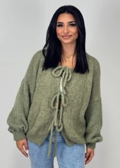 Cardigan Mit Schleifen Details -NAHA Damenmode IMG 0300