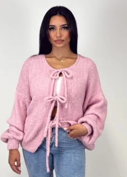 Cardigan Mit Schleifen Details -NAHA Damenmode IMG 0305