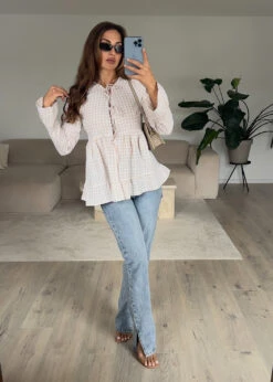 Bluse Mit Karomuster -NAHA Damenmode IMG 0736