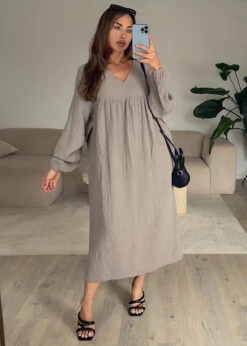 Musselin Kleid -NAHA Damenmode IMG 1170