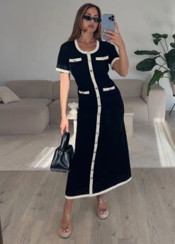 Strickkleid Im Tweed-Look -NAHA Damenmode IMG 1625 2