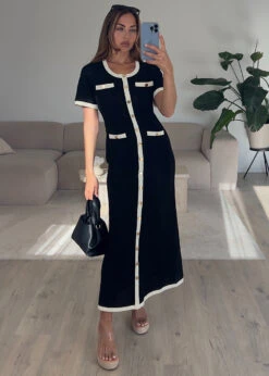 Strickkleid Im Tweed-Look -NAHA Damenmode IMG 1626 2