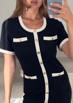 Strickkleid Im Tweed-Look -NAHA Damenmode IMG 1628 2