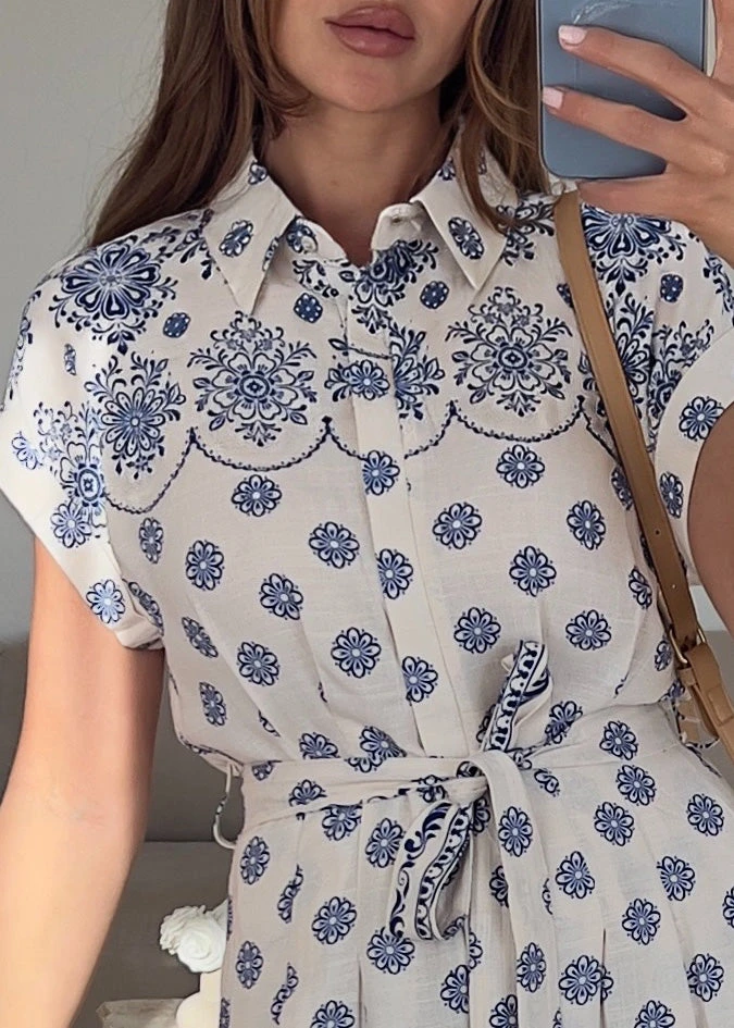 Hemdblusenkleid Mit Print 4 Hemdblusenkleid Mit Print – Bild 2