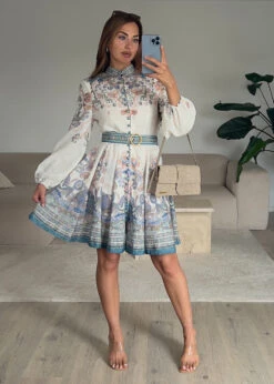 Boho Minikleid Mit Print -NAHA Damenmode IMG 1901