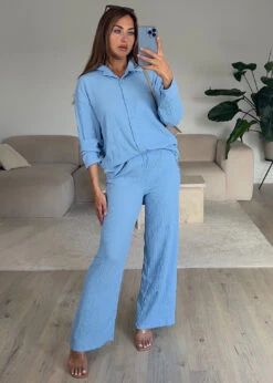 Zweiteiler Aus Strukturiertem Stoff -NAHA Damenmode IMG 1937