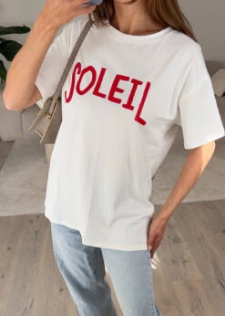 Oversized T-Shirt "SOLEIL" Mit Print -NAHA Damenmode IMG 2010