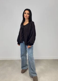 Cardigan Mit Schleifen Details -NAHA Damenmode IMG 2149