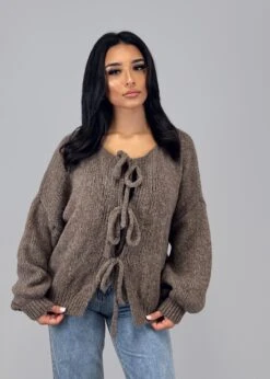 Cardigan Mit Schleifen Details -NAHA Damenmode IMG 2155