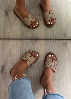 Slip-On-Sandalen -NAHA Damenmode IMG 2974