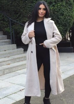 Mantel Mit Knopfverschluss