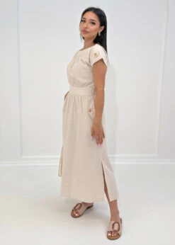 Maxikleid Mit Taillenbund