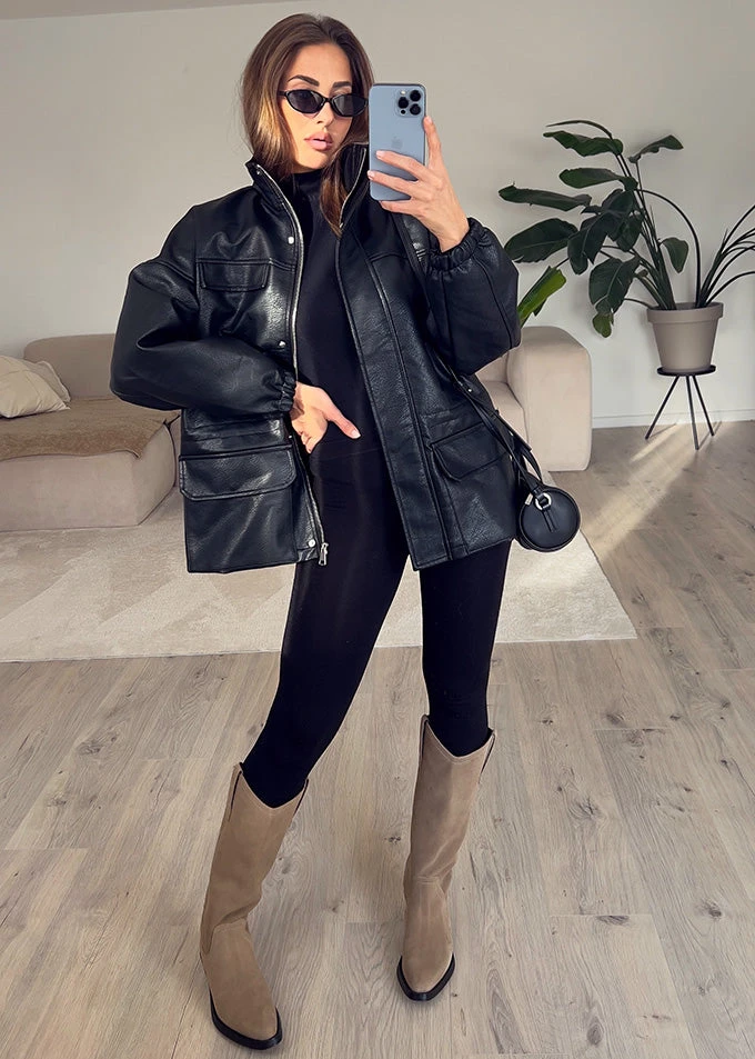 Kunstlederjacke 3 Kunstlederjacke