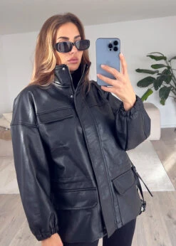 Kunstlederjacke 14 Kunstlederjacke -NAHA Damenmode IMG 7939