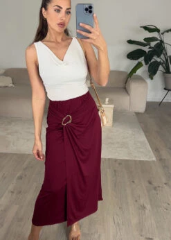 Midi-Rock Mit Schnalle -NAHA Damenmode IMG 8334