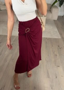 Midi-Rock Mit Schnalle -NAHA Damenmode IMG 8336