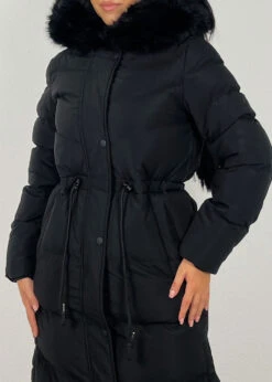 Langer Parka Mit Kunstfell -NAHA Damenmode IMG 9330