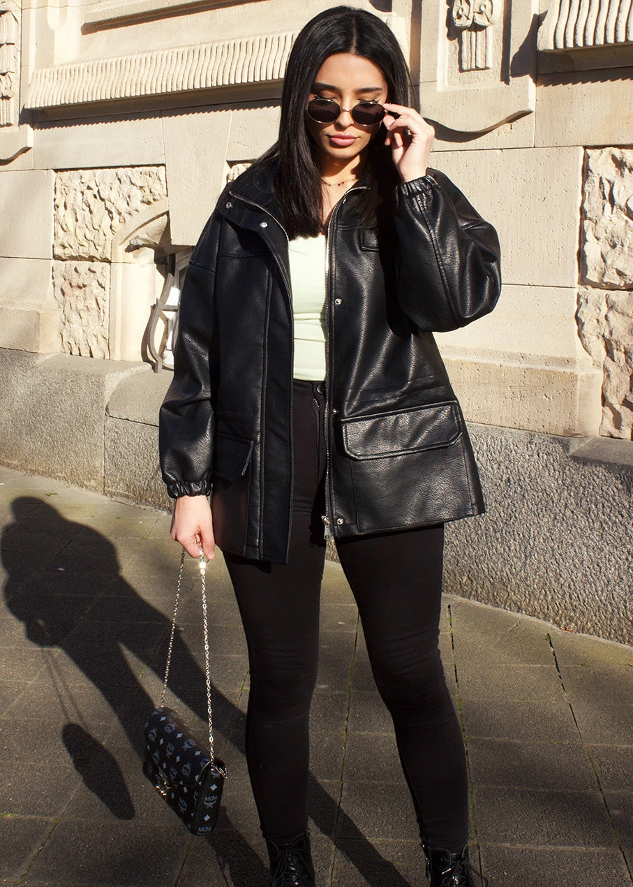 Kunstlederjacke 10 Kunstlederjacke – Bild 8