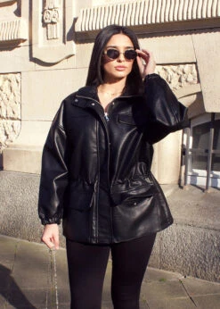 Kunstlederjacke 17 Kunstlederjacke -NAHA Damenmode IMG 992d0