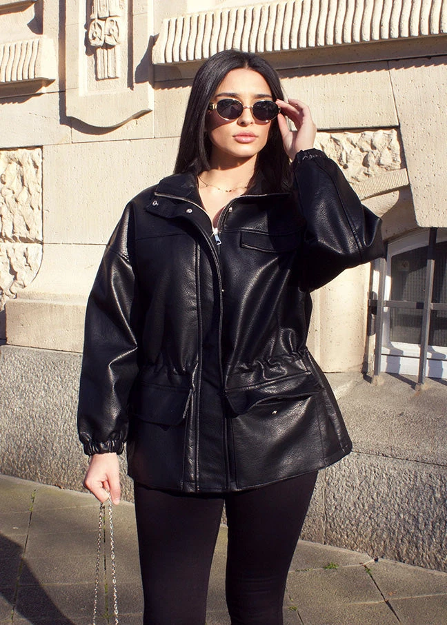 Kunstlederjacke 8 Kunstlederjacke – Bild 6