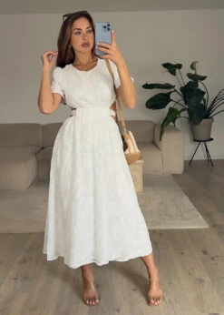 Kleid Mit Puffärmeln