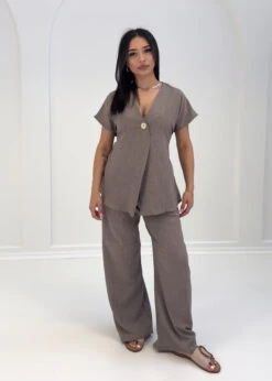 Zweiteiler Mit Bindeband & Weitem Schnitt