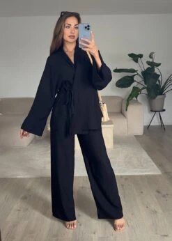 Basic Zweiteiler In Wickeloptik